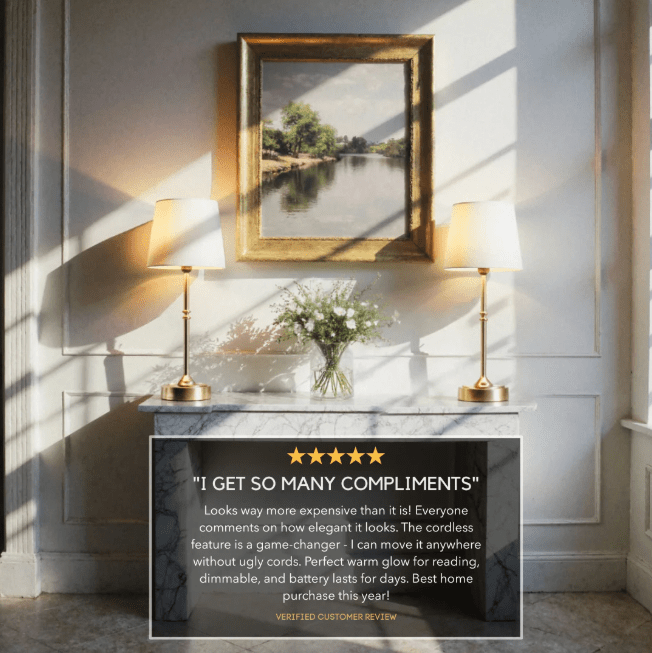 The Cordless Architectural Lamp SILVER Parenik Store